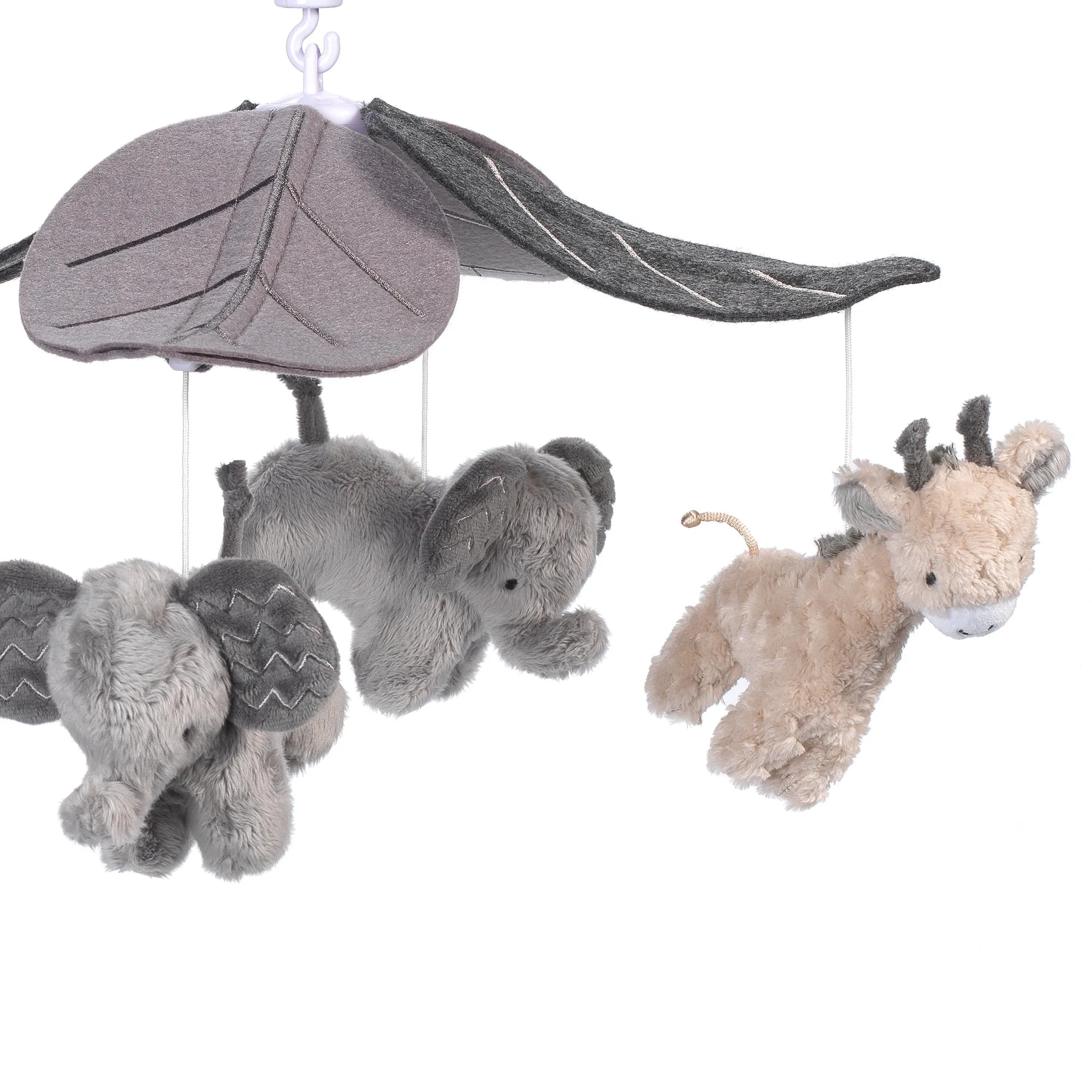 Lambs & Ivy Baby Jungle Musical Baby Crib Mobile