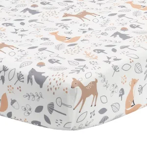 Lambs & Ivy Deer Park Fitted Crib Sheet