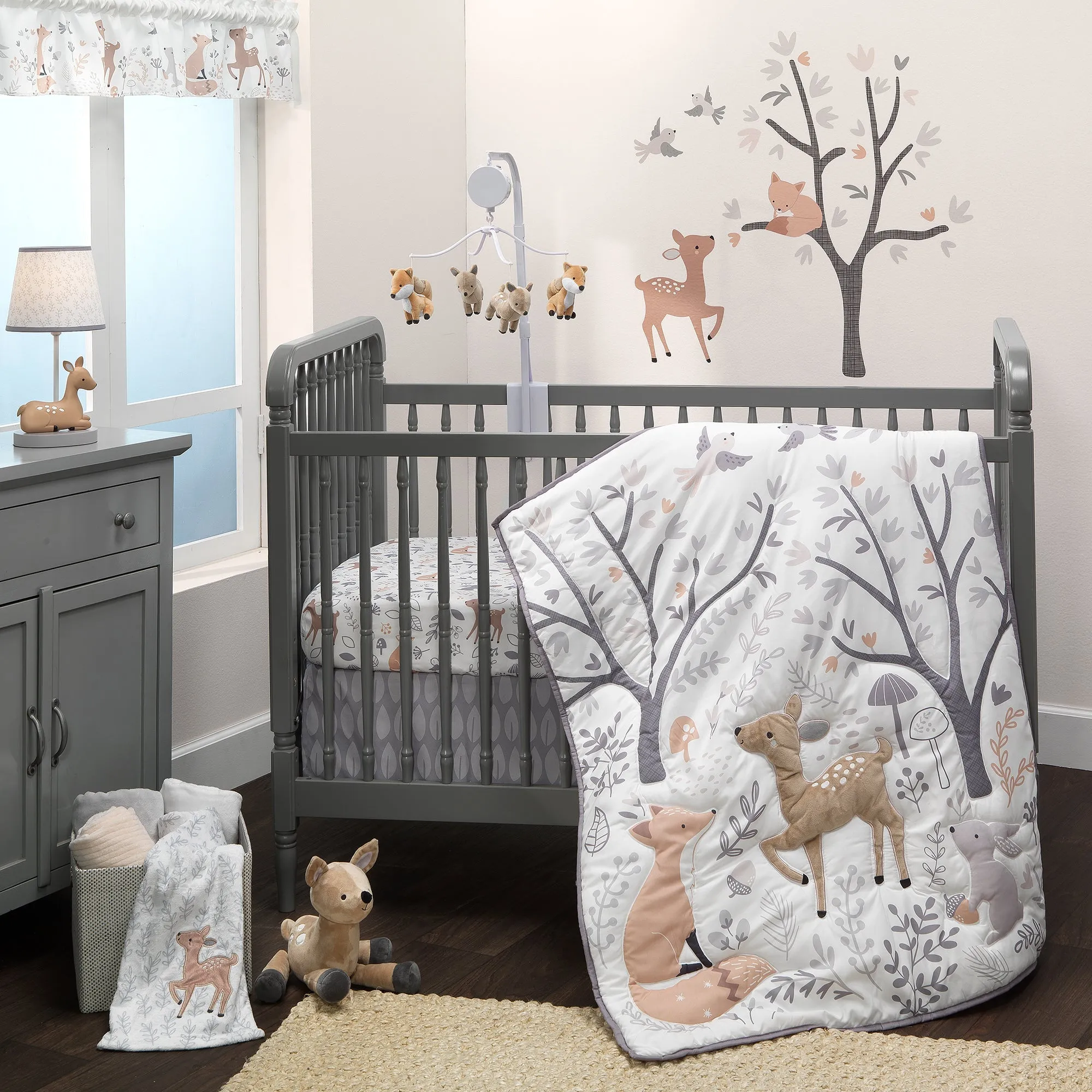 Lambs & Ivy Deer Park Lamp with Shade & Bulb