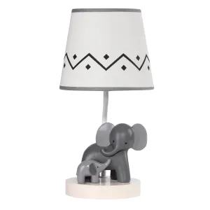 Lambs & Ivy Me & Mama Nursery Lamp with Shade & Bulb