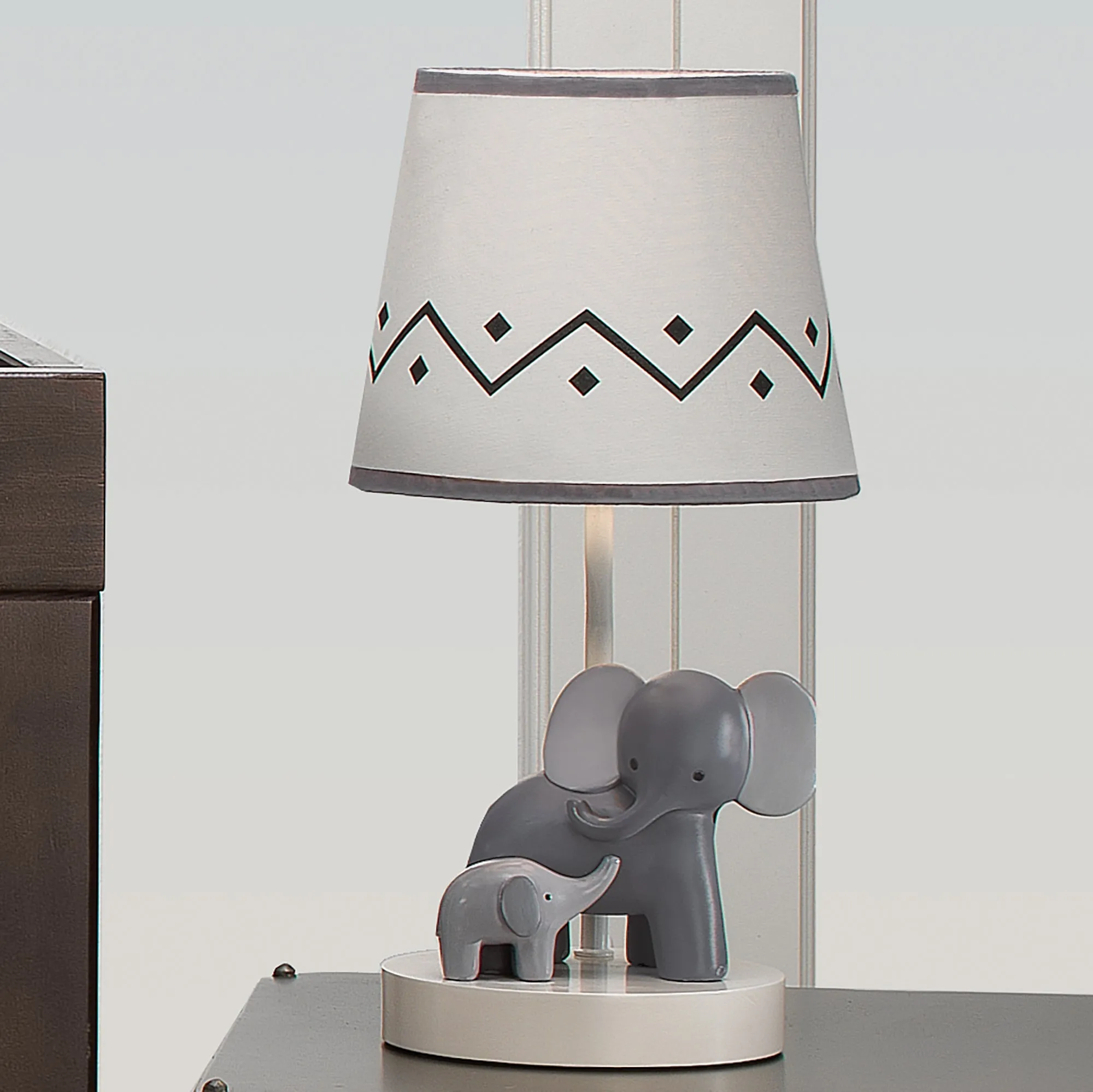 Lambs & Ivy Me & Mama Nursery Lamp with Shade & Bulb