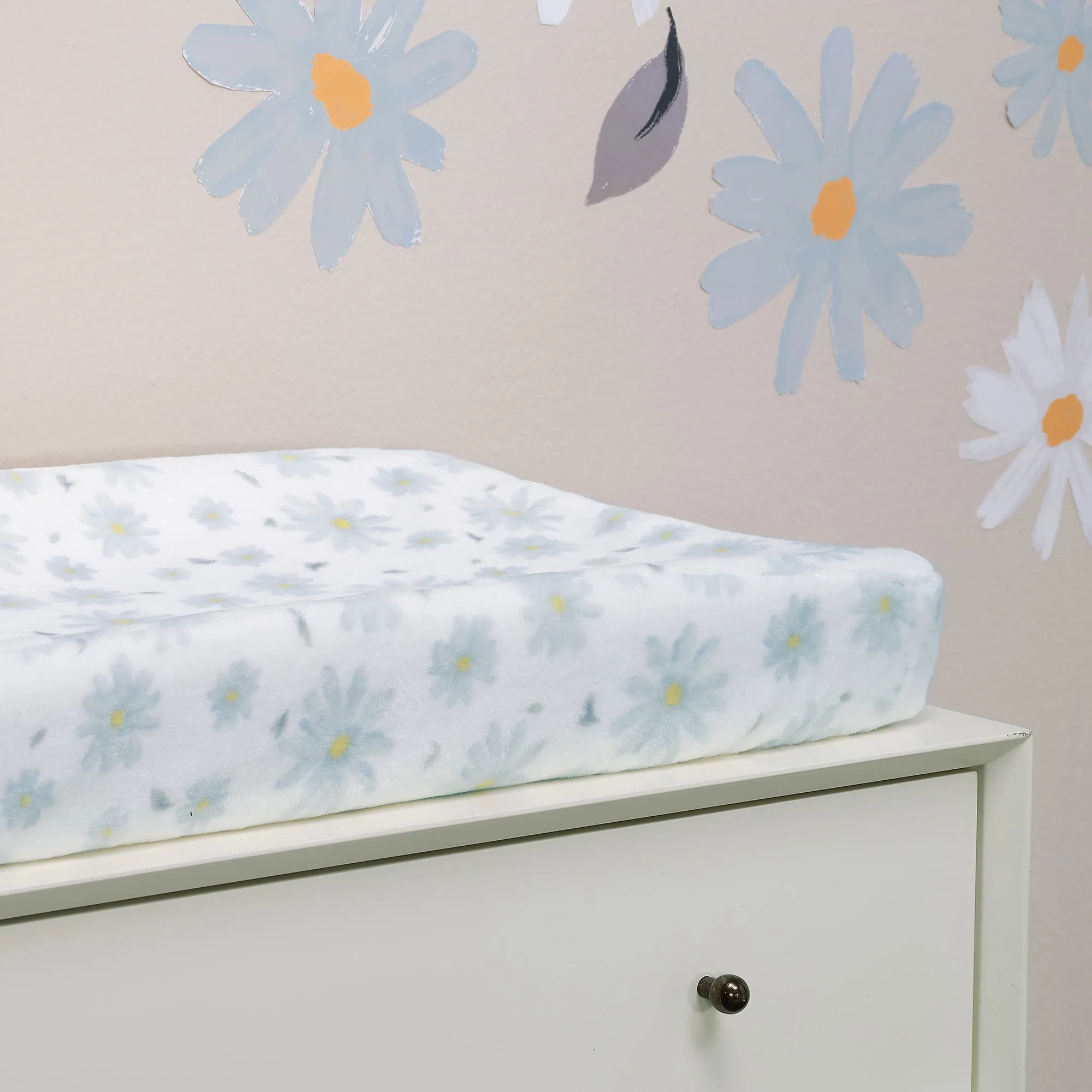 Lambs & Ivy Sweet Daisy Changing Pad Cover