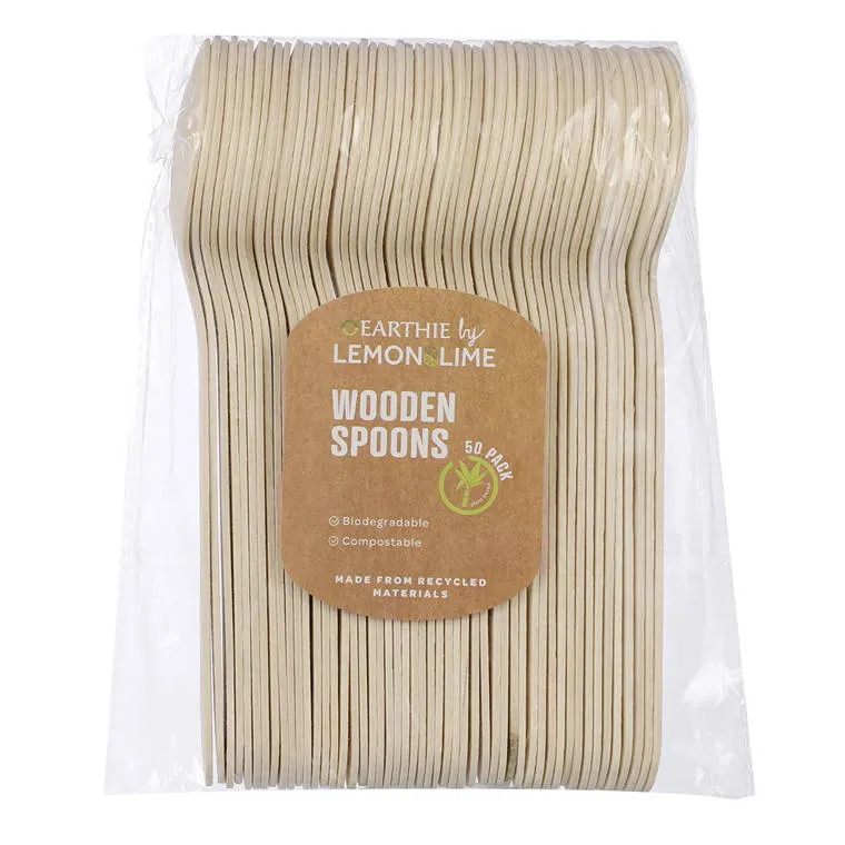 L&L Eco Bamboo Spoons, 50pk