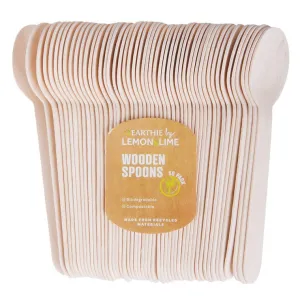 L&L Eco Bamboo Spoons, 50pk