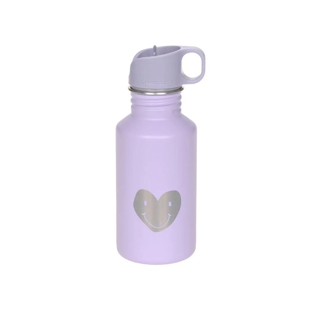 Lassig Bottle Stainless Steel - Little Gang - Heart Lilac