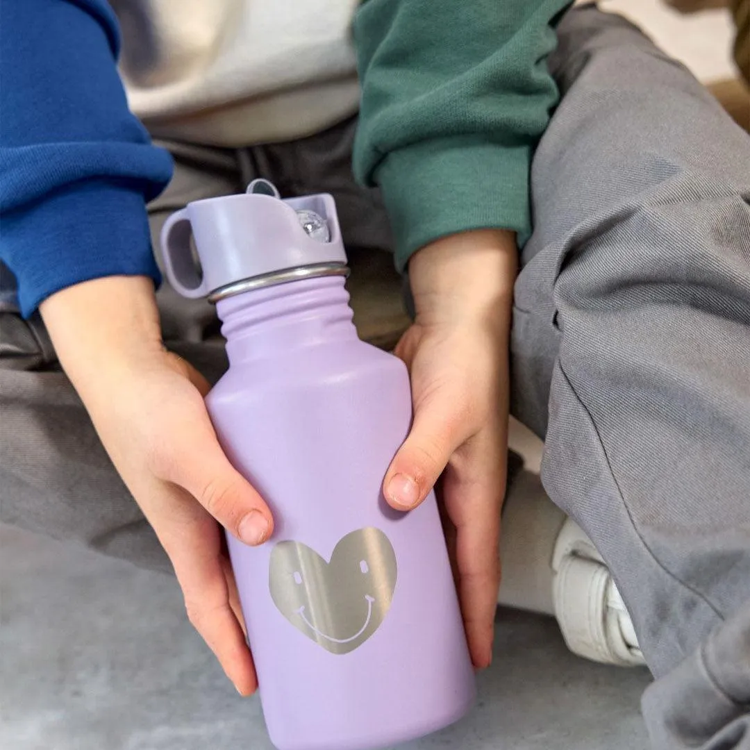 Lassig Bottle Stainless Steel - Little Gang - Heart Lilac