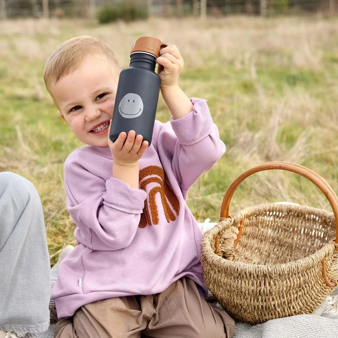 Lassig Bottle Stainless Steel - Little Gang - Smile Navy