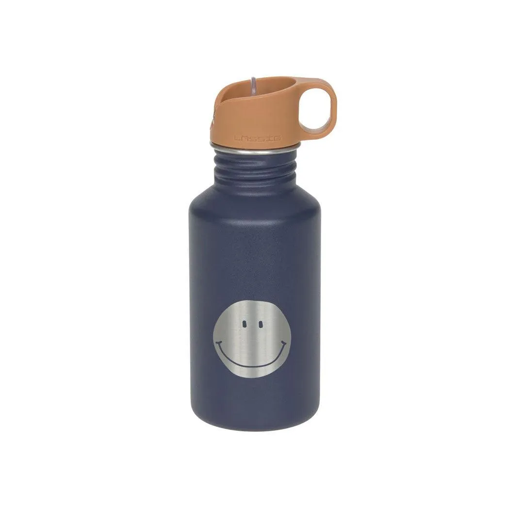 Lassig Bottle Stainless Steel - Little Gang - Smile Navy