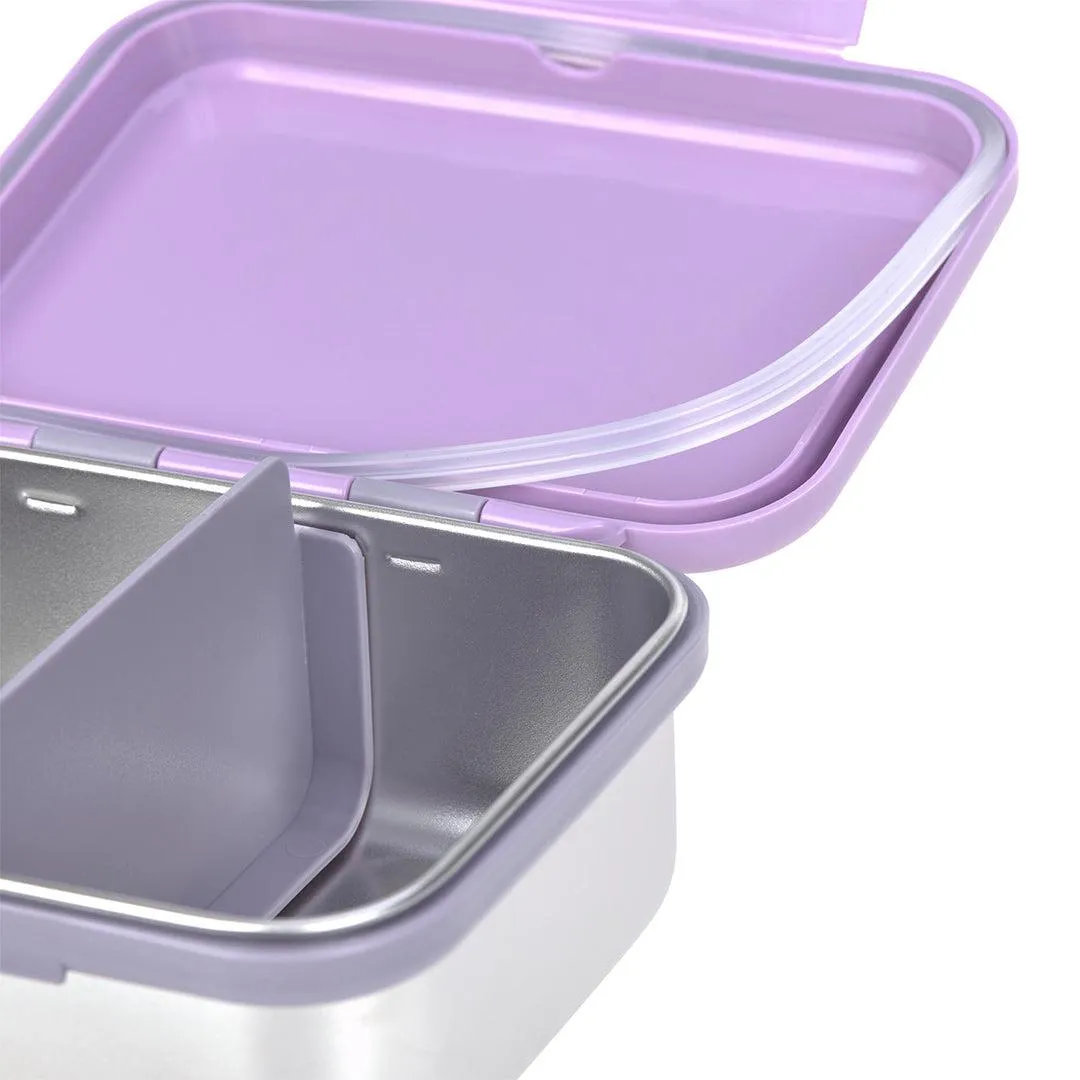 Lassig Lunchbox Stainless Steel - Little Gang - Heart Lilac
