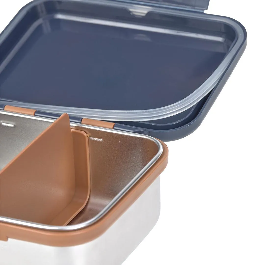 Lassig Lunchbox Stainless Steel - Little Gang - Smile Navy