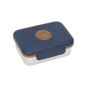 Lassig Lunchbox Stainless Steel - Little Gang - Smile Navy