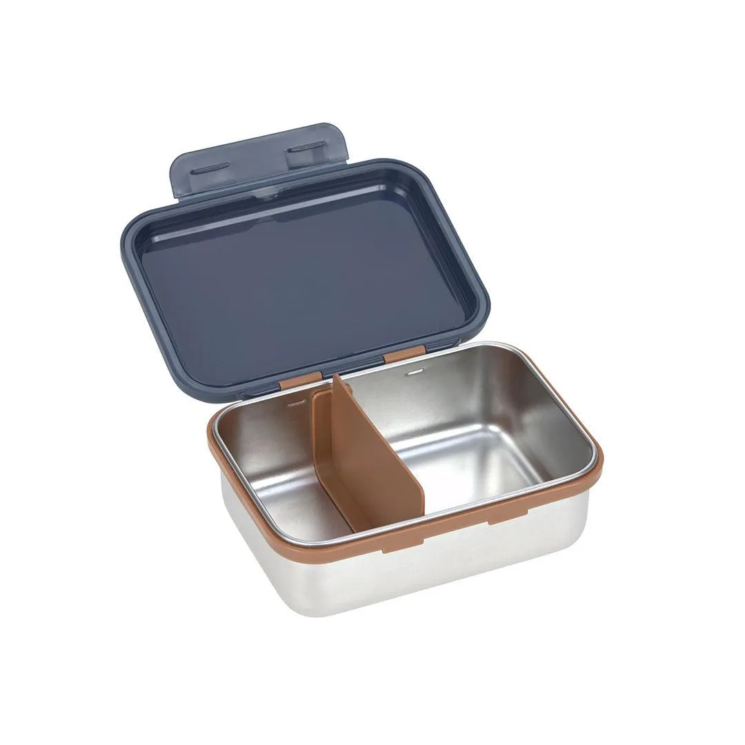 Lassig Lunchbox Stainless Steel - Little Gang - Smile Navy
