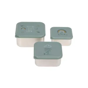Lassig Stainless Steel Snackbox - 3 Pack - Garden Explorer