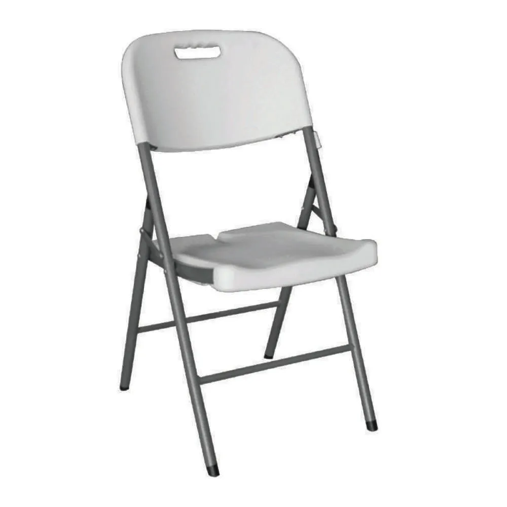 Lifestyle Folding Chair Plain White
