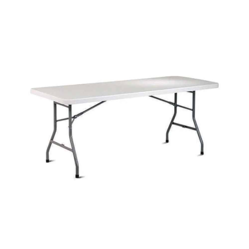 Lifestyle Folding Table Rectangle 6ft White