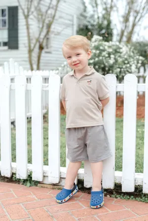 Lil Cactus Light Brown Mallard Golf Shirt