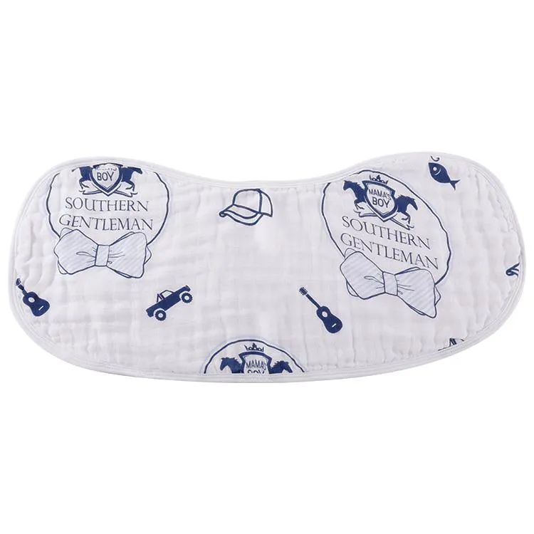 Little Hometown 2-in-1 Burp Cloth & Bib: Southern Gentleman