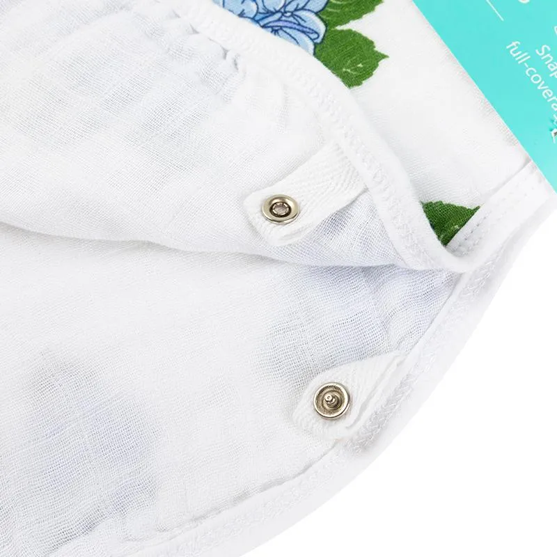 Little Hometown Hydrangeas Burp Cloth   Bib