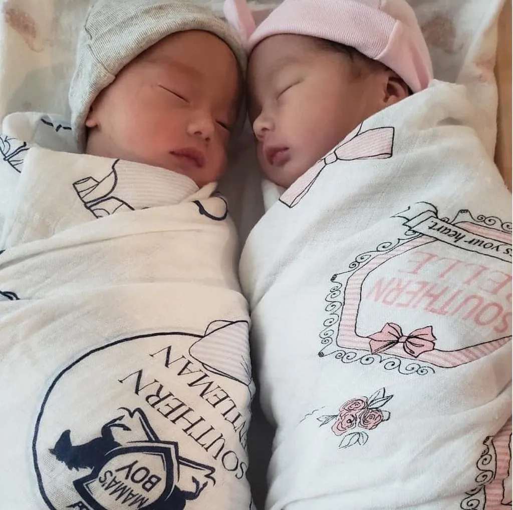 Little Hometown Southern Belle Swaddle Blanket