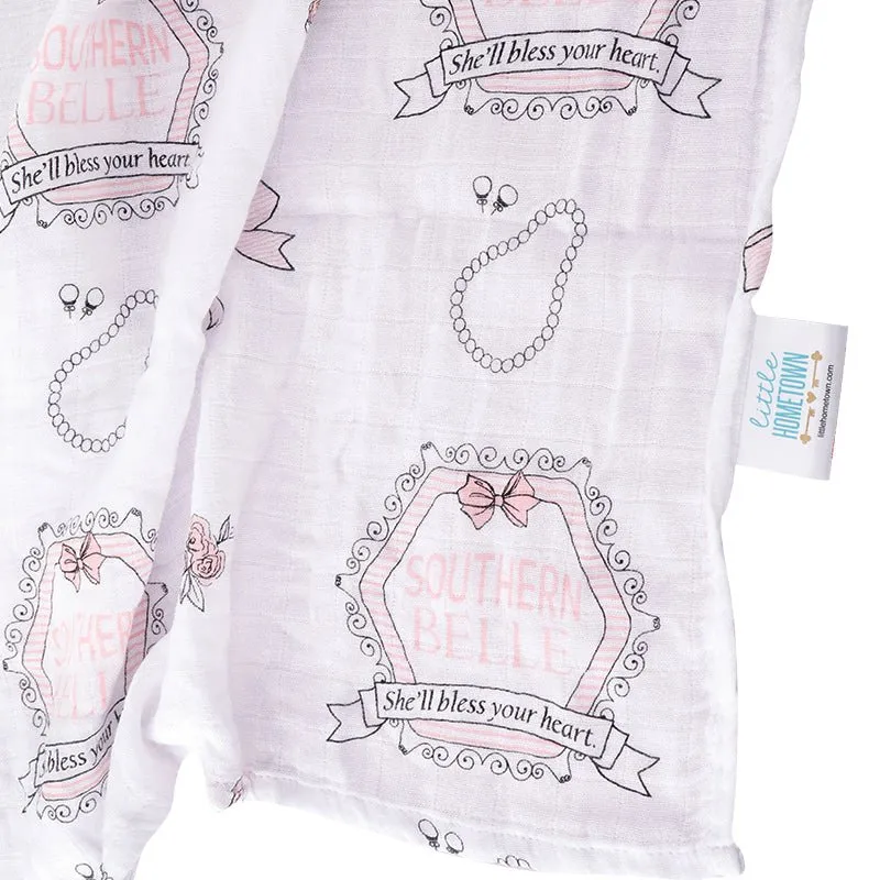 Little Hometown Southern Belle Swaddle Blanket
