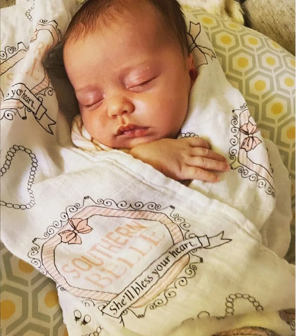 Little Hometown Southern Belle Swaddle Blanket