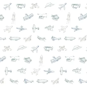 Magnetic Me Airplanes Footie