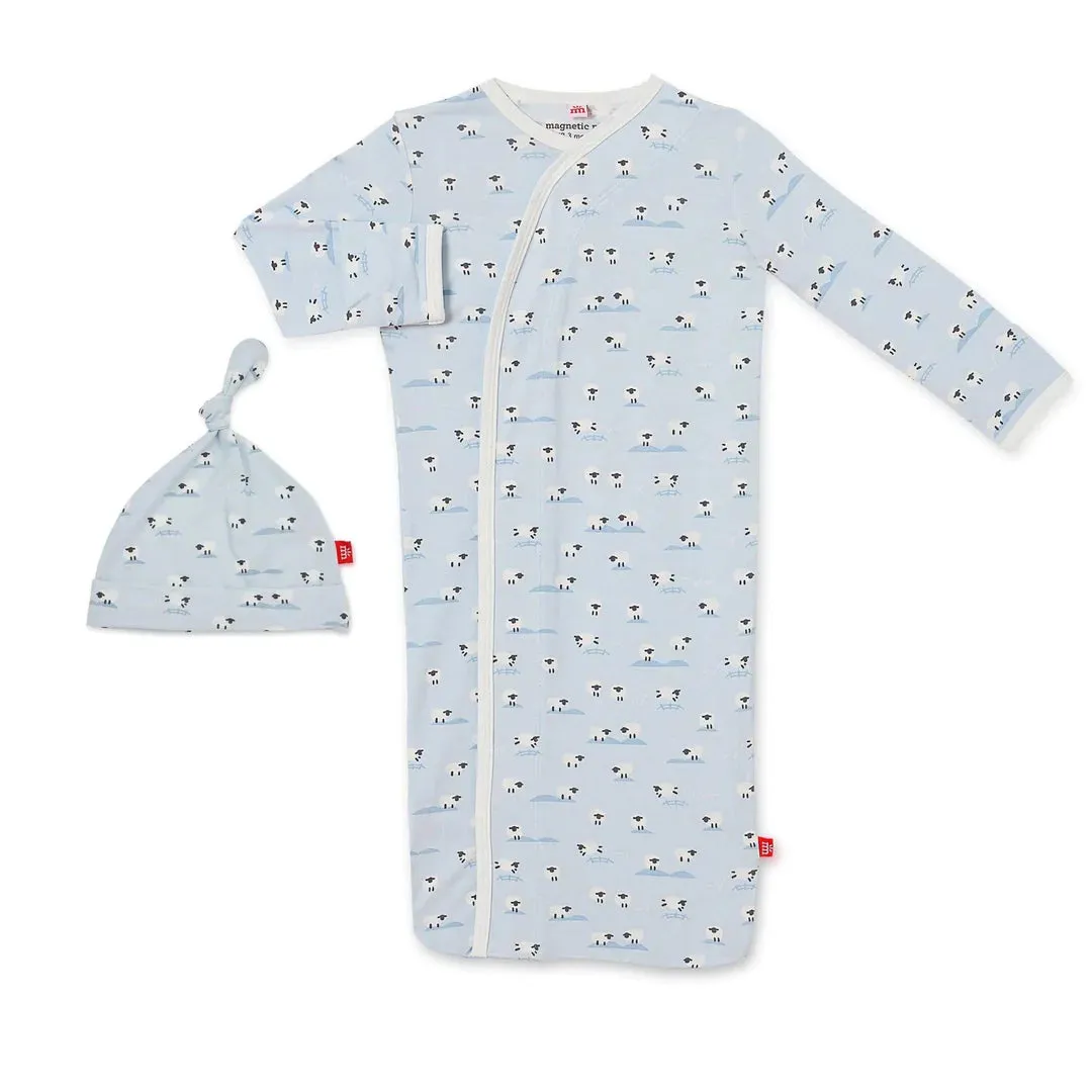 Magnetic Me Baa Baa Baby Blue Gown Set