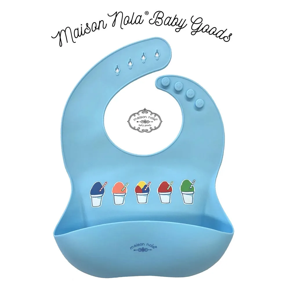 Maison Nola Silicone Bib Snowball