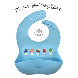 Maison Nola Silicone Bib Snowball