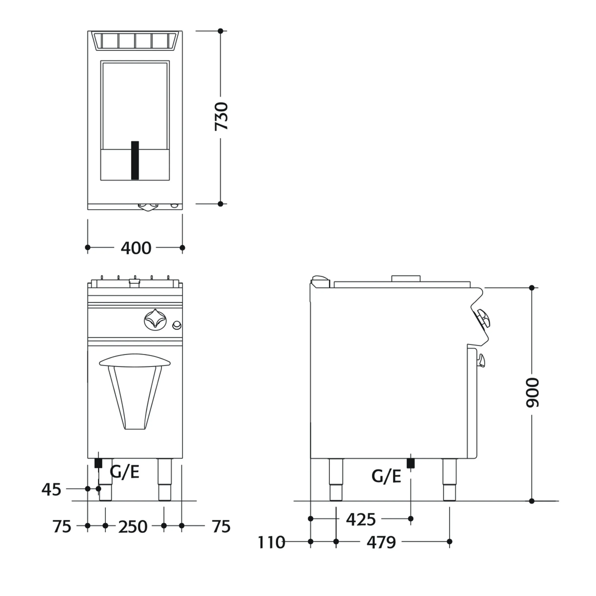 Mareno 70 Series Deep Fryer ANF74E15