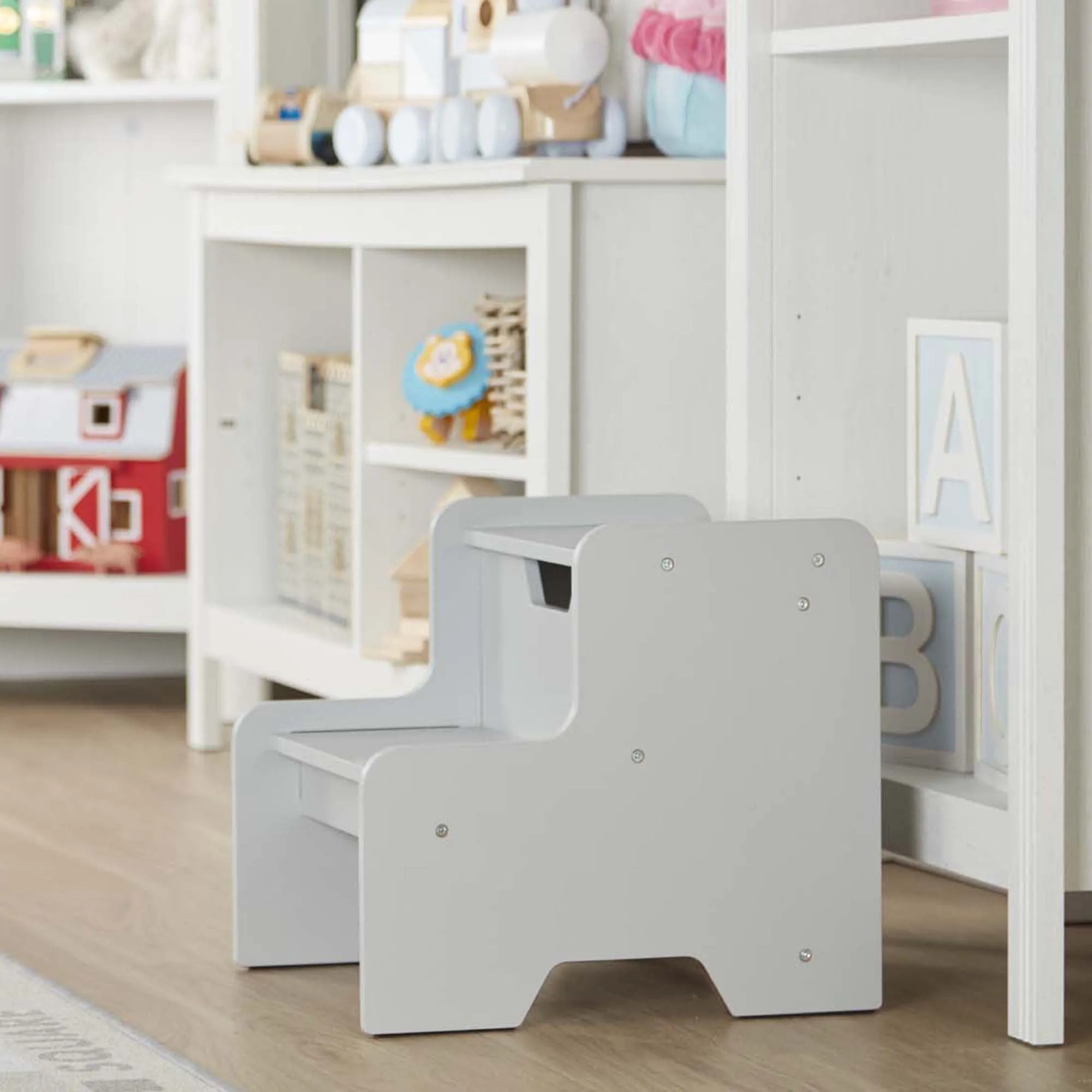 Melissa & Doug Grey Step Stool