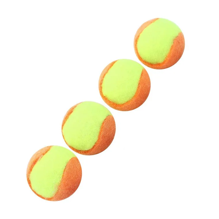 Mini Felt Catnip Tennis Ball, 4pk, 2 Asstd Colours
