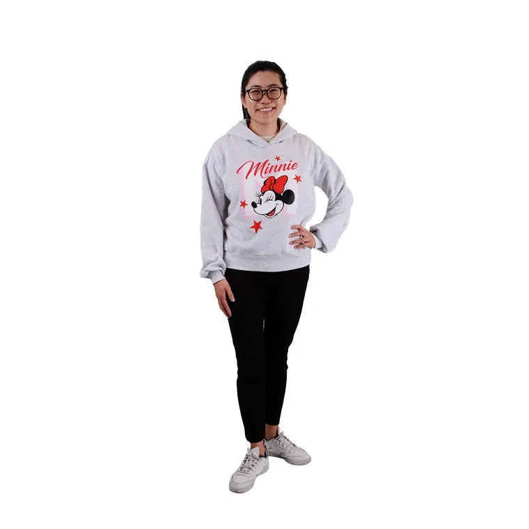 Minnie Hoodie, Grey Marle, Size 16