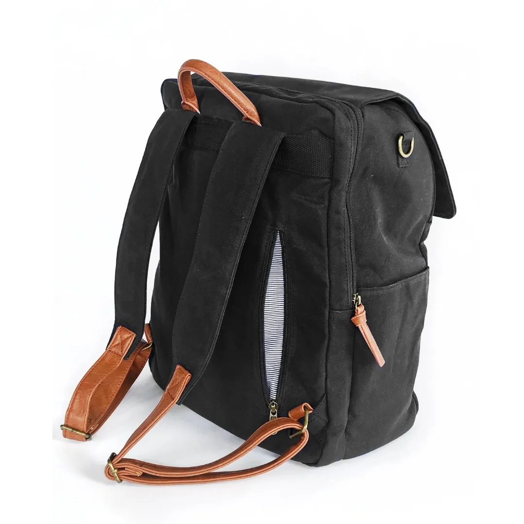 Momkindness Duo Backpack | Black