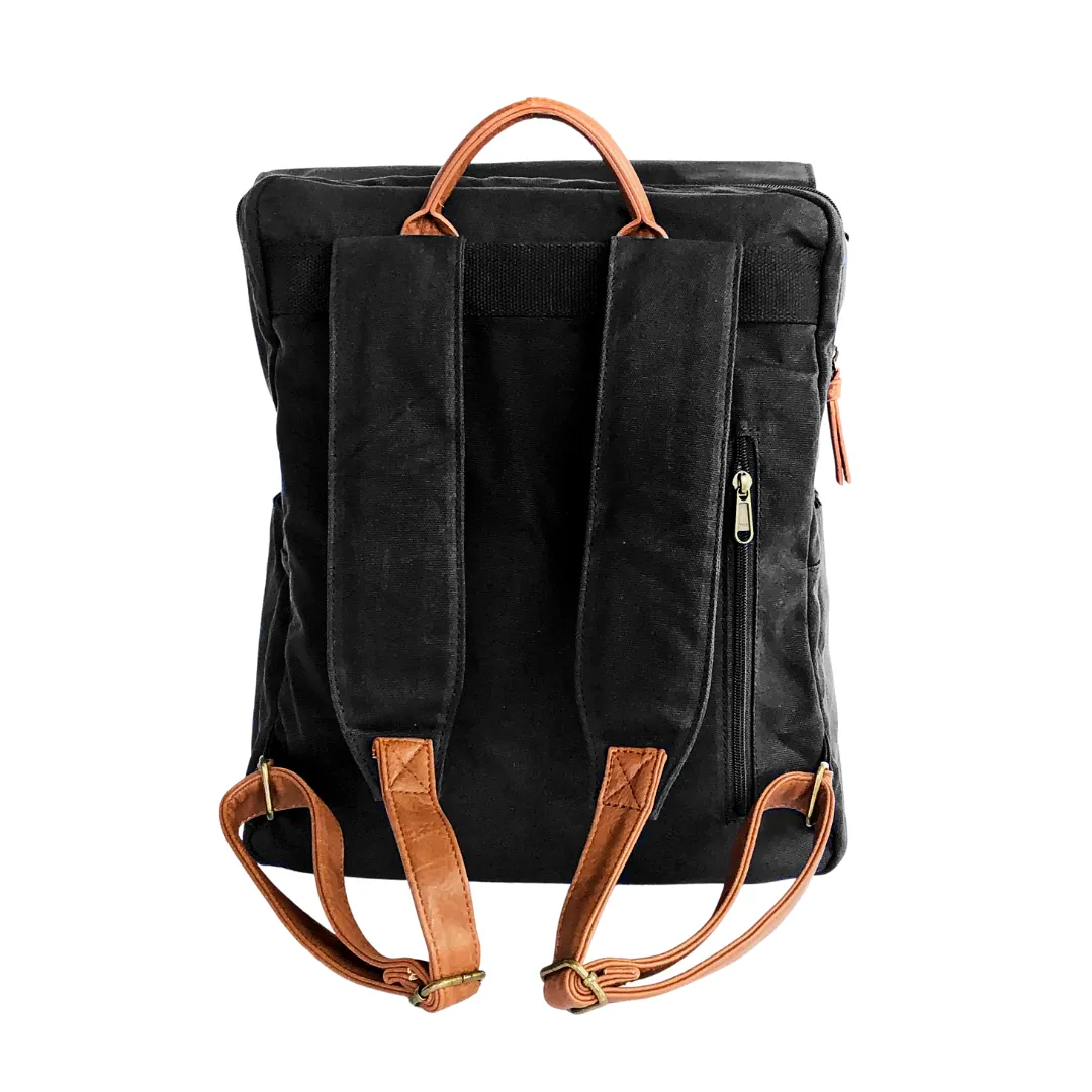 Momkindness Duo Backpack | Black