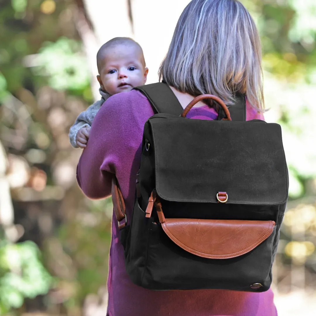 Momkindness Duo Backpack | Black