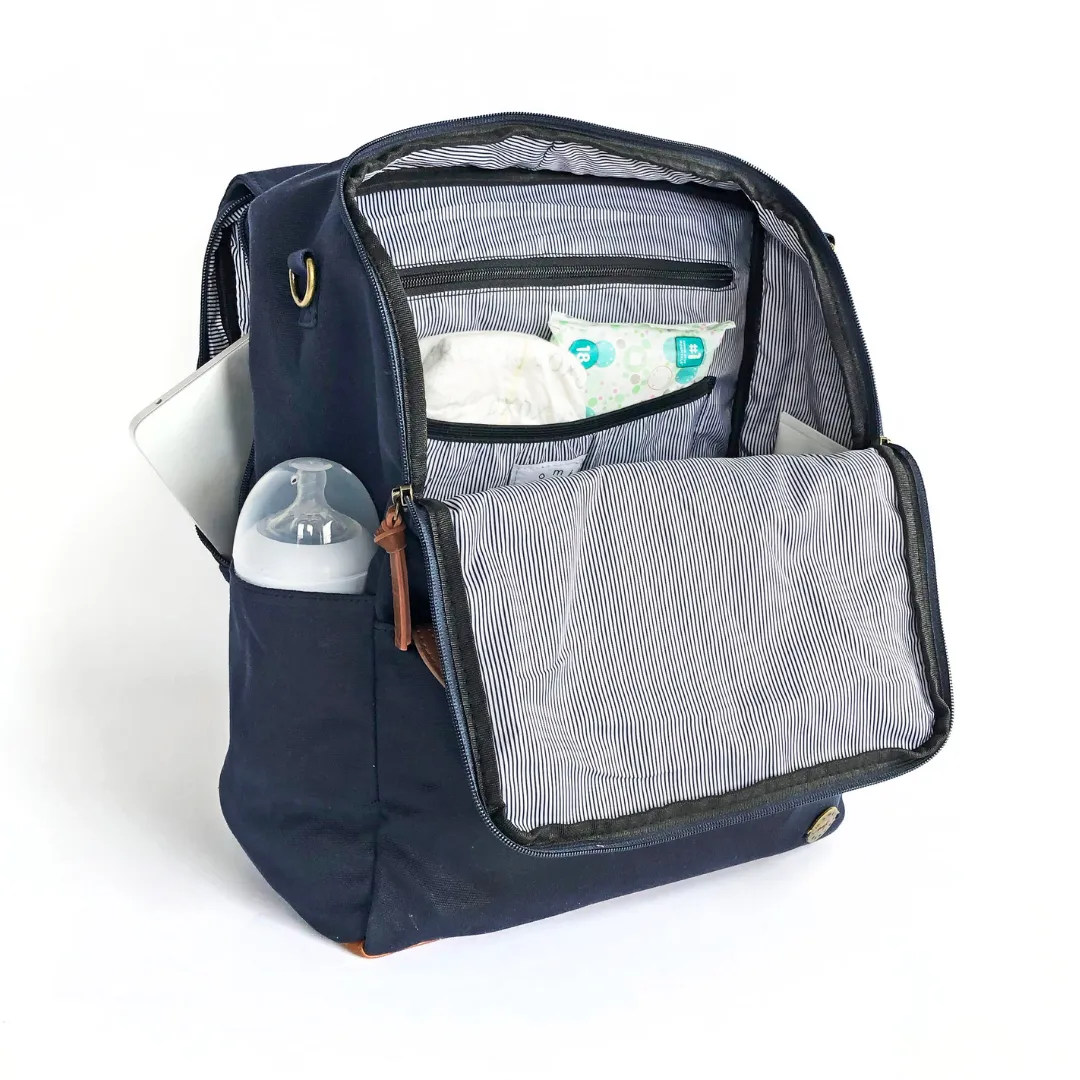 Momkindness Duo Backpack - Navy