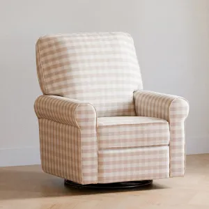 Monroe Power Recliner - Tan Gingham