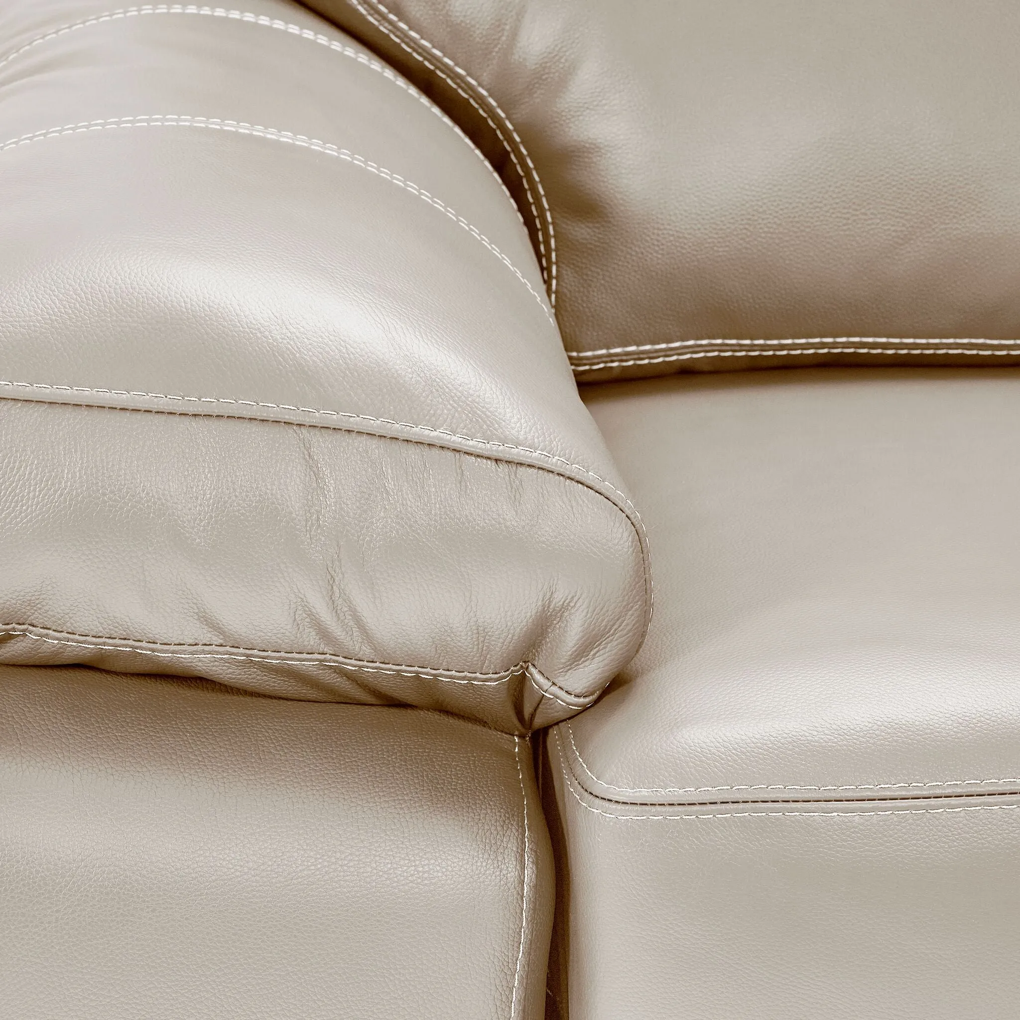 Morrison II Leather Chair - Beige