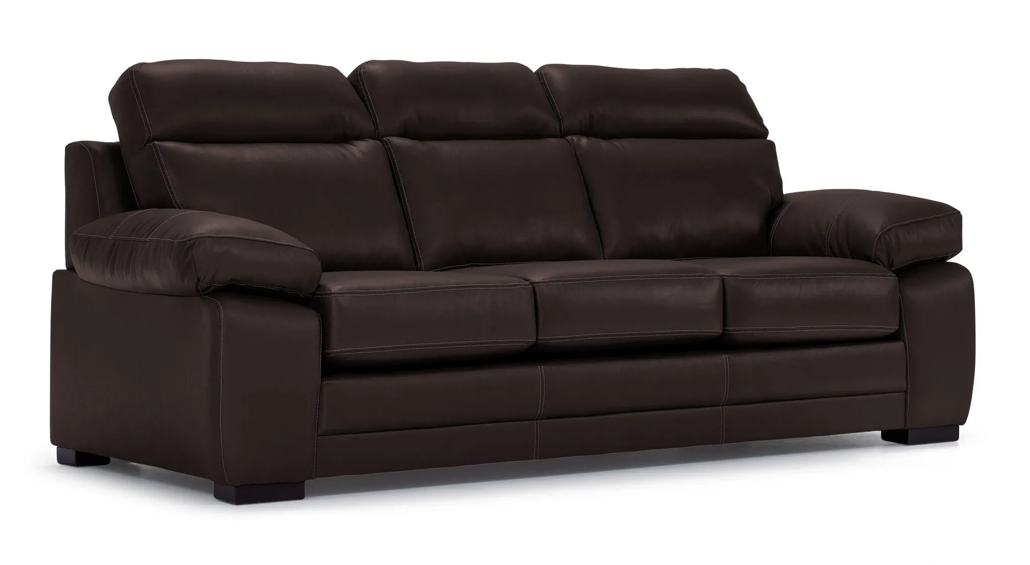 Morrison II Leather Sofa - Brown