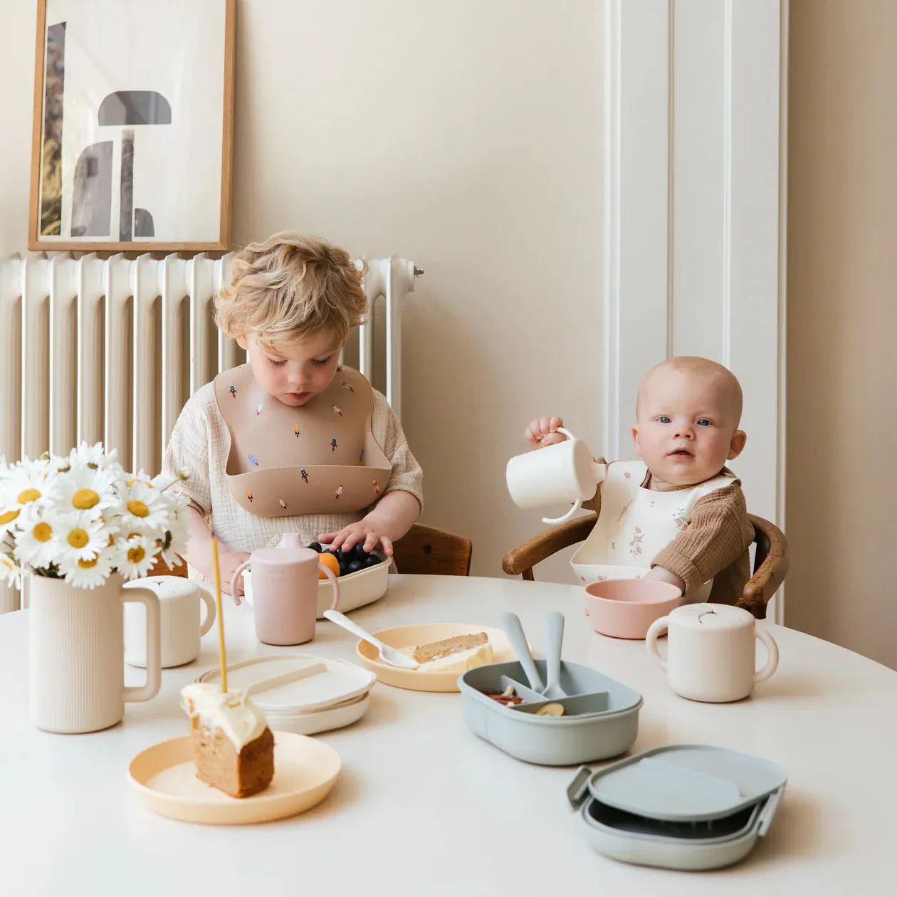 Mushie Dinnerware Fork & Spoon Set