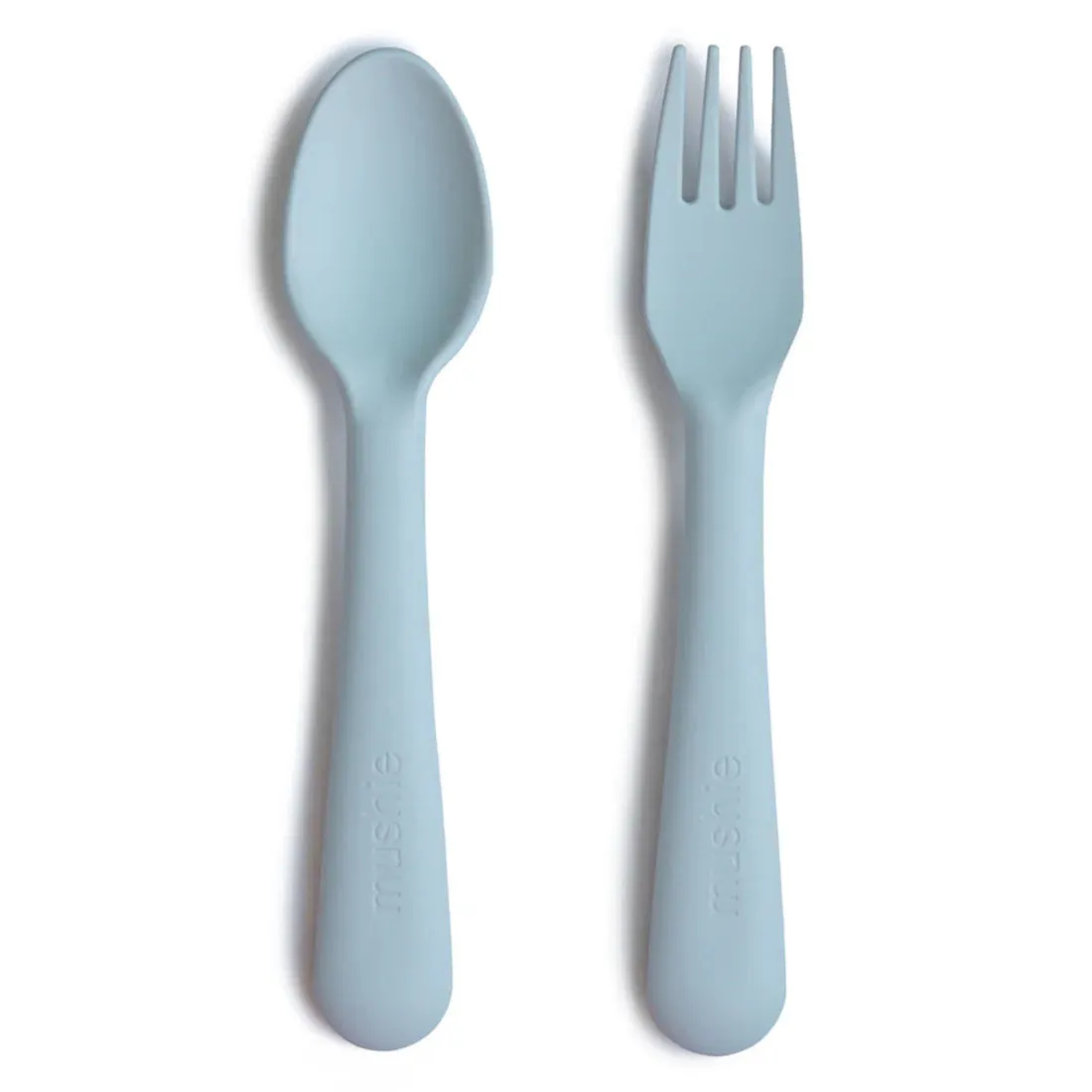 Mushie Dinnerware Fork & Spoon Set