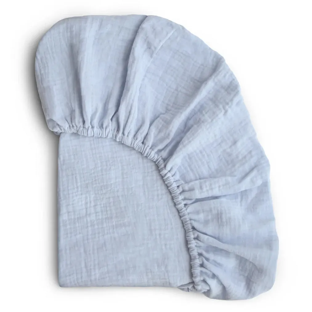 Mushie Mini Muslin Crib Sheet