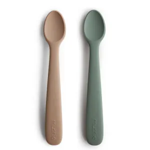 Mushie Silicone Feeding Spoons 2-Pack