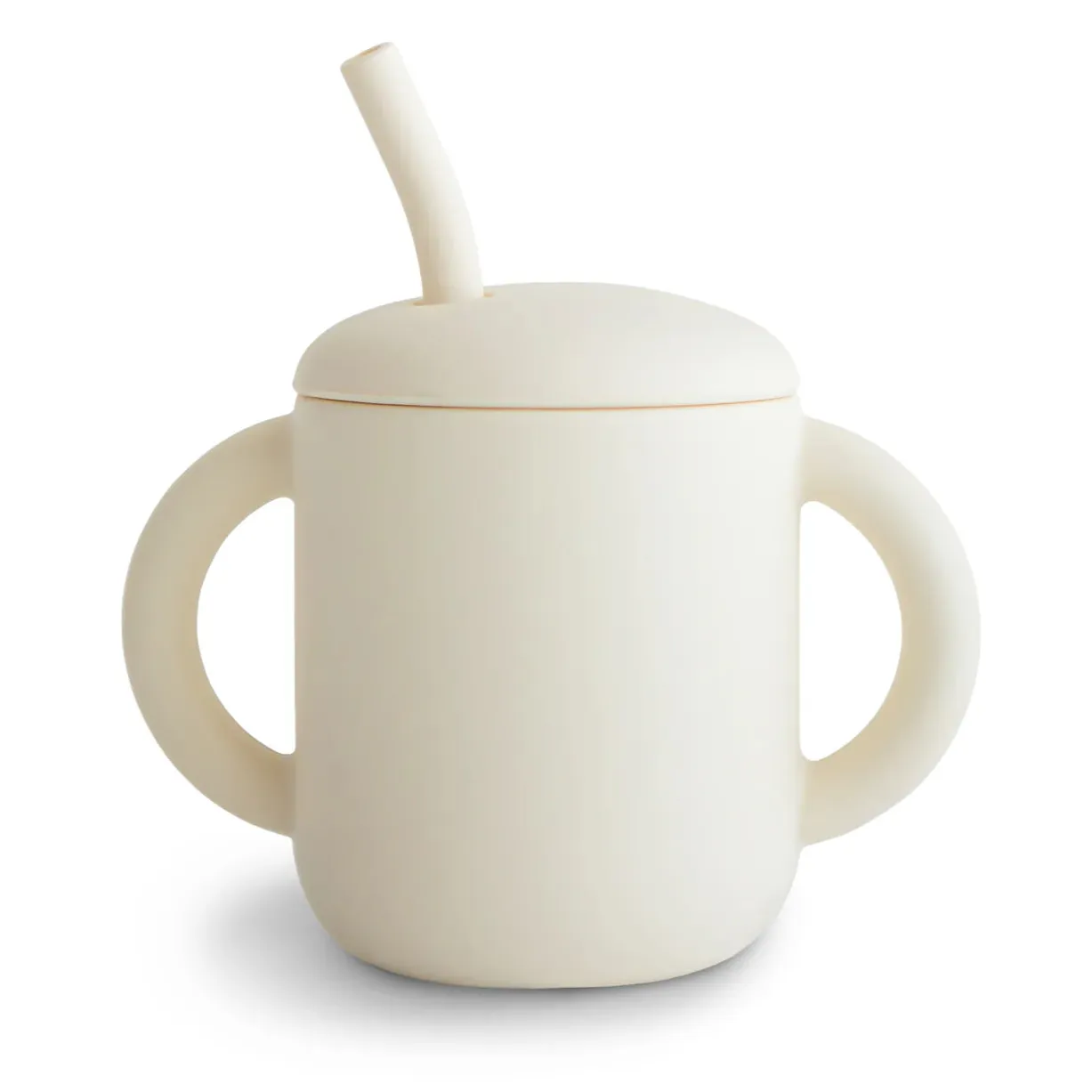 Mushie Silicone Training Cup   Straw