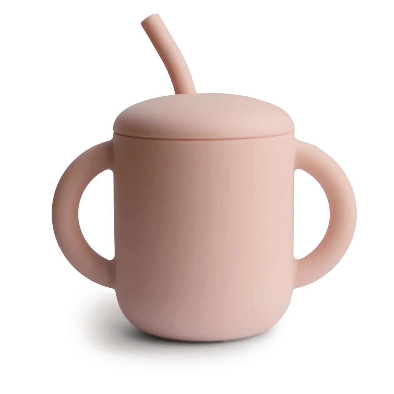 Mushie Silicone Training Cup   Straw