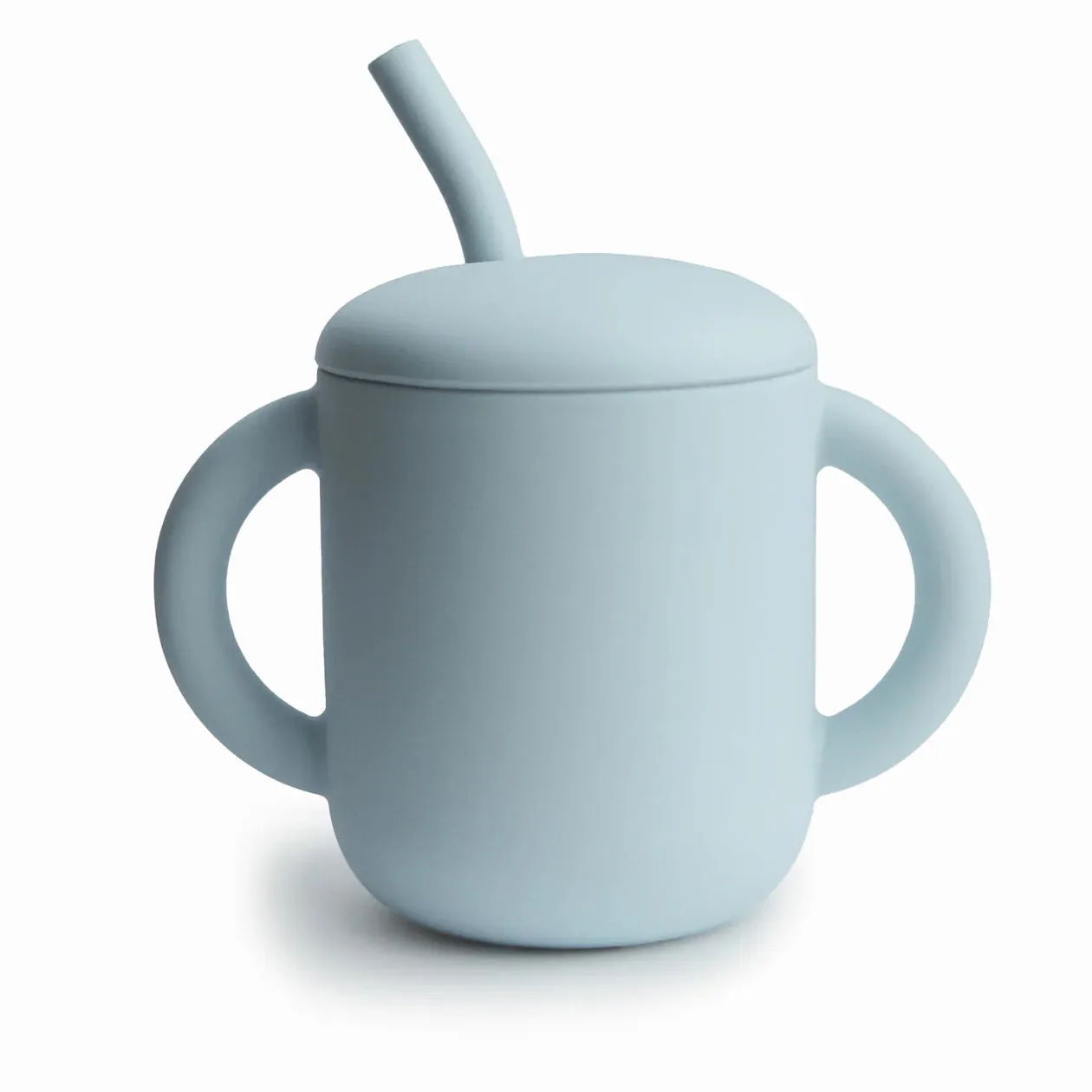 Mushie Silicone Training Cup   Straw