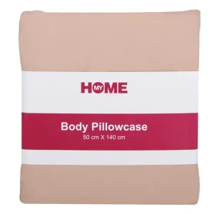 My Home Microfibre Body Pillowcase, Cuban Sand