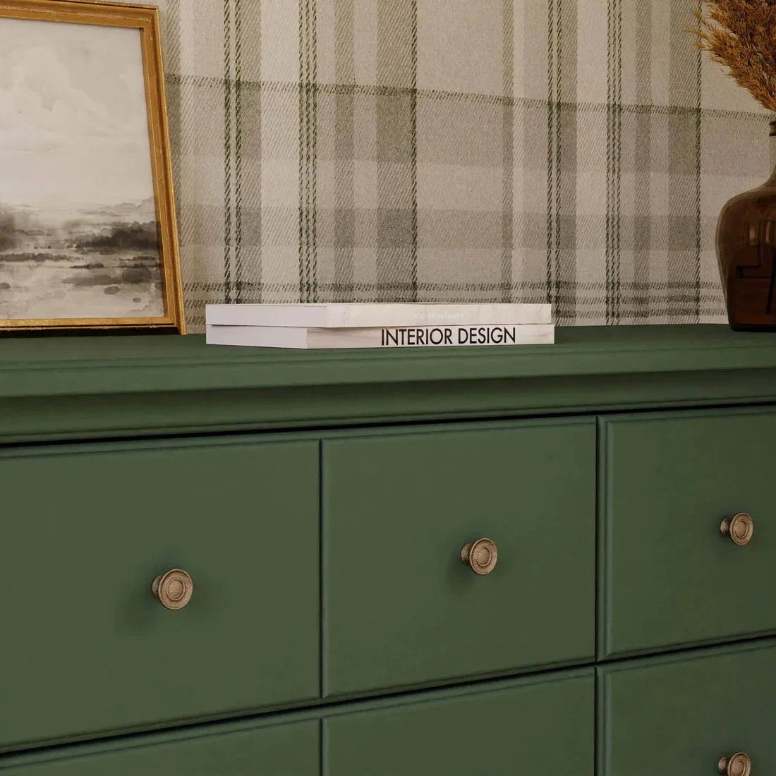 Namesake Liberty 6 Drawer Dresser - Forest Green