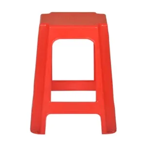 Nilkamal Plastic Stool Bright Red